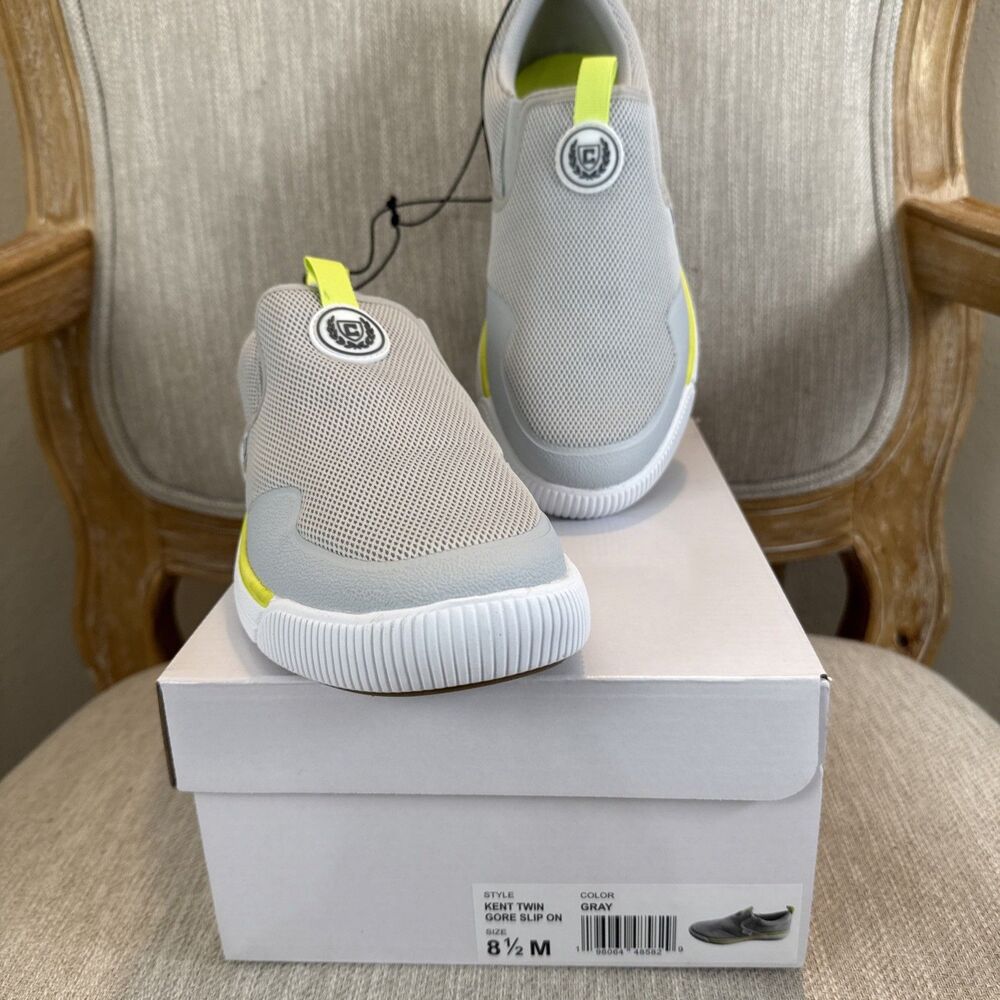 Chaps Kent Twin Gore Slip On Men's Size 8.5M Gray New Minimalist Comfort sneaker
